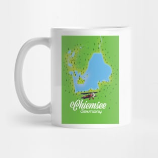 Chiemsee German lake map Mug